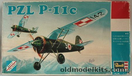 Revell 1/72 PZL P-11C - With Markings for 3 Aircraft - Japan Issue, S13 plastic model kit